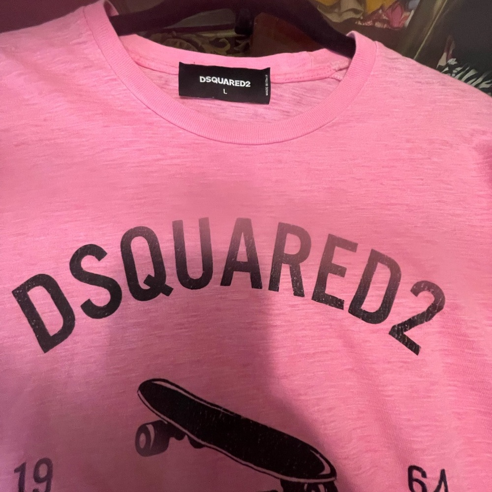 DSQUARED2 Vibrant Pink Tee
